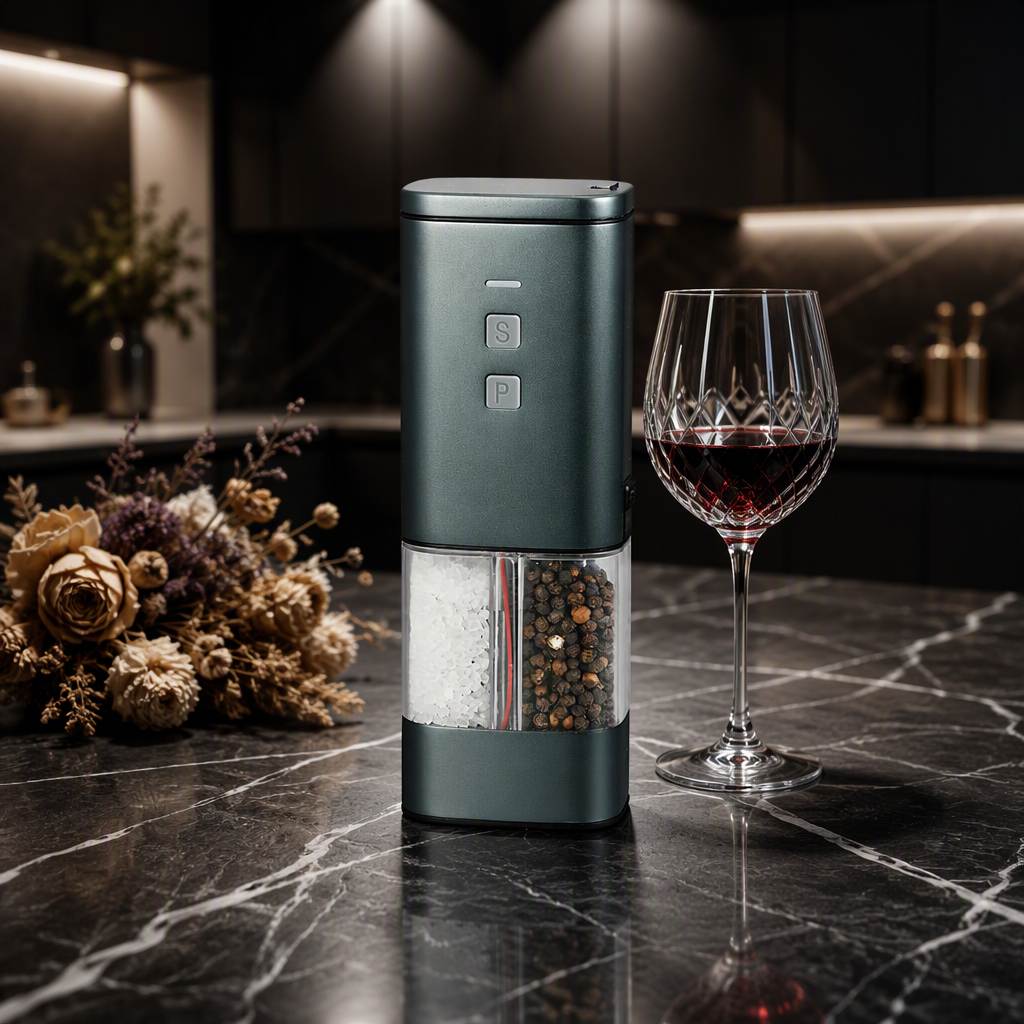 Salt Pepper Grinder Gold Pepper Mill Grinder Pepper Grinder Usb Rechargeable Pepper Grinder Pepper Salt Grinder Set