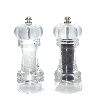 Mini manual AS ABS plastic pepper and salt spice mill