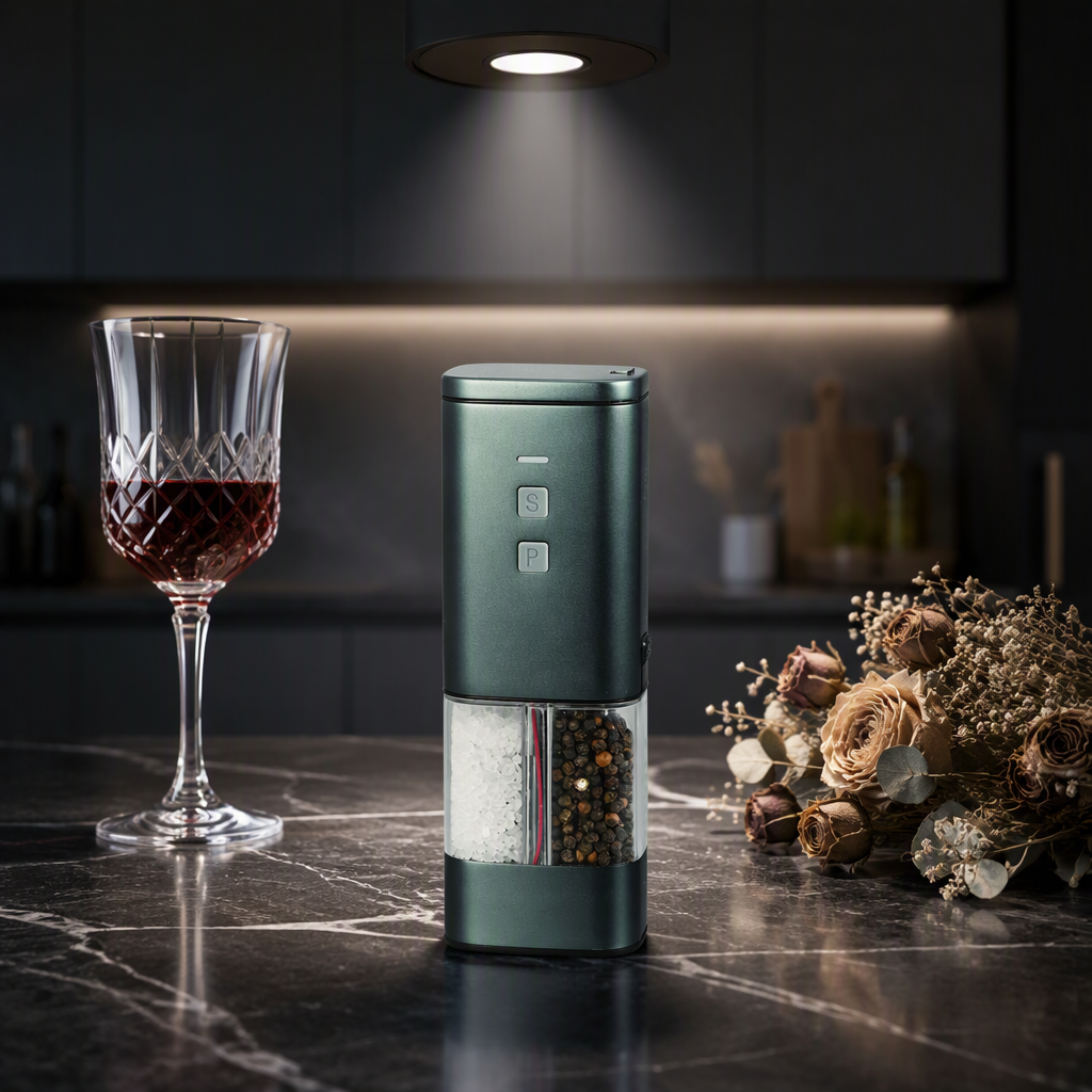 Motor for Pepper Grinders Plastic Free Pepper Grinder Pepper Salt Grinder Set Pepper Mill Grinder Metal