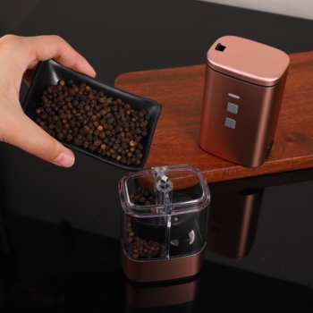 Salt and Pepper Grinder Gold Plated Set