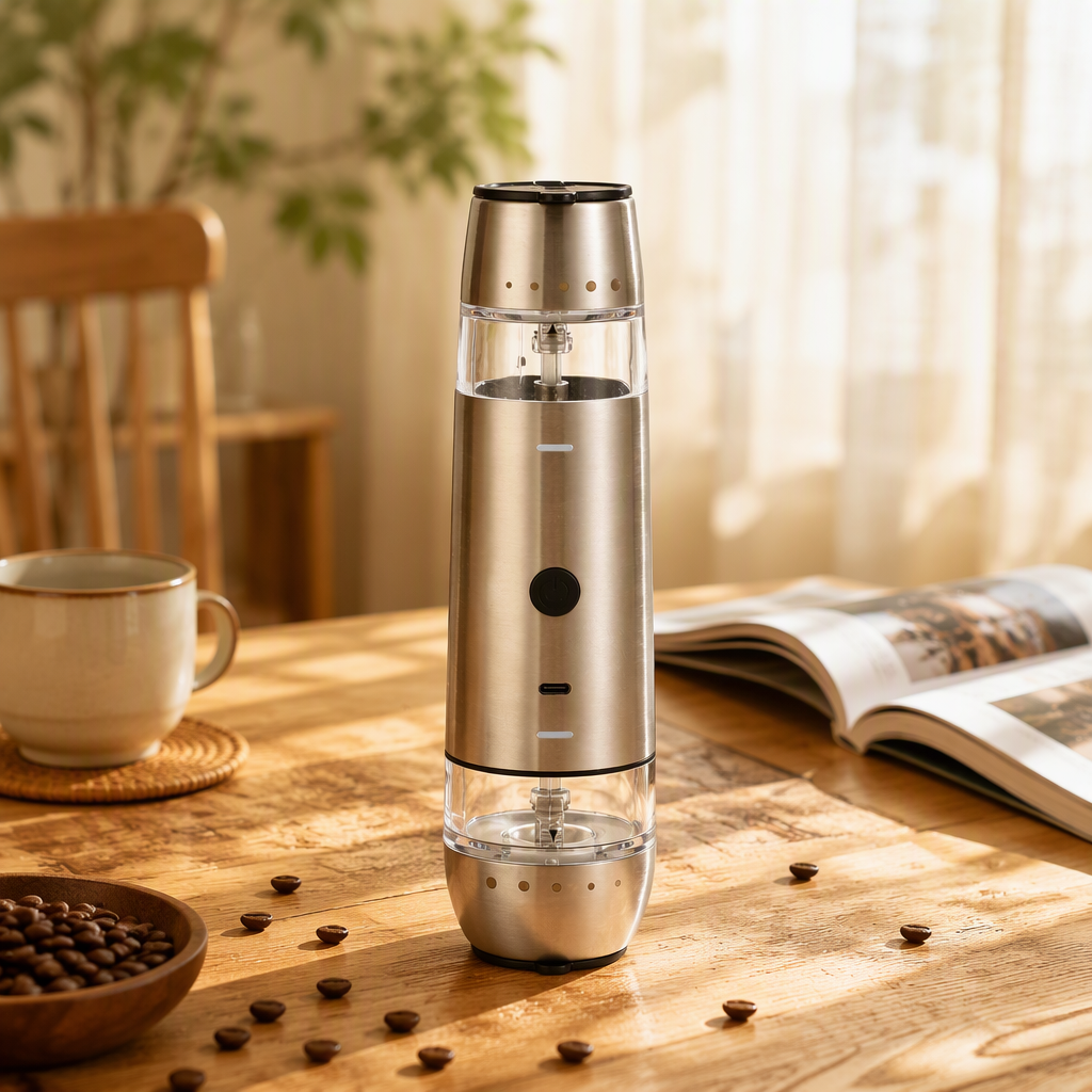New Design Salt and Pepper Grinder Gravity Electric Salt Pepper Grinder Chili Pepper Dryer Grinder Machine