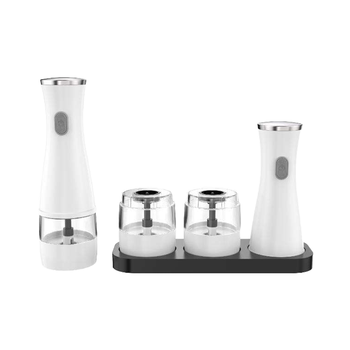 Two-in-One Plastic Salt and Pepper Grinder