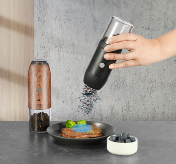 Portable USB Gravity Automatic Salt and Pepper Mill