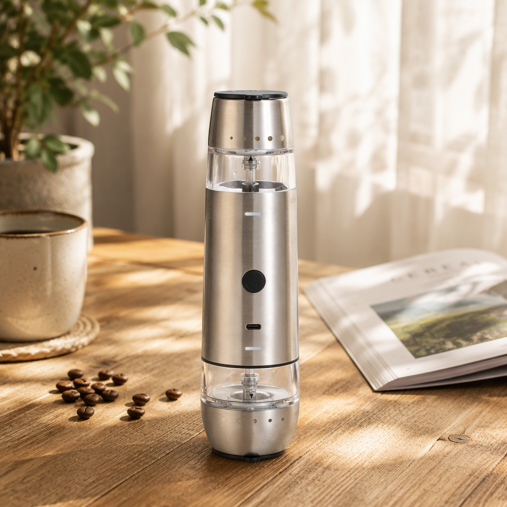 Vintage Adjustable Salt and Pepper Grinder Electric Pepper and Salt Grinder Set Salt and Pepper Grinder Set